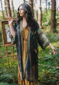 MARKET OF STARS KIMONO OPERA ROBE WITH BELT