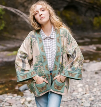 MARKET JACKET CARDIGAN FLEECE KIMONO