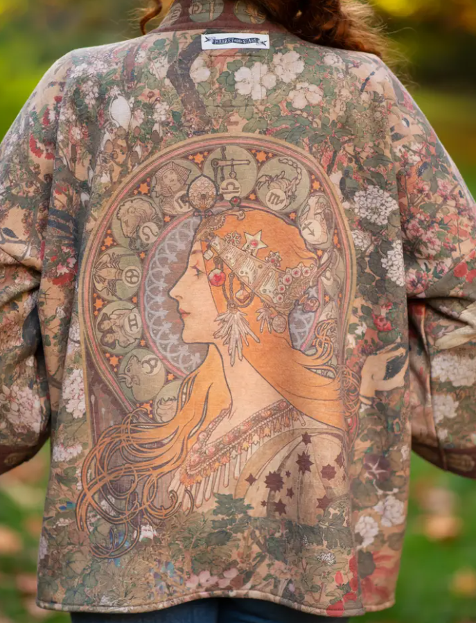 MARKET JACKET CARDIGAN FLEECE KIMONO
