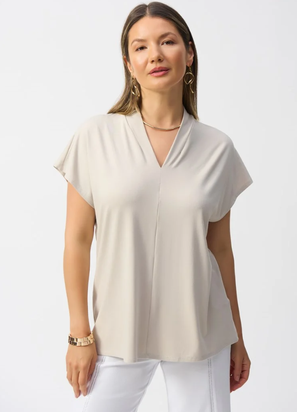 JOSEPH RIBKOFF JERSEY SHORT SLEEVE TOP