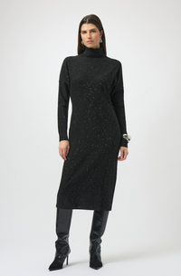 RIBKO SWEATER DRESS SEQUIN