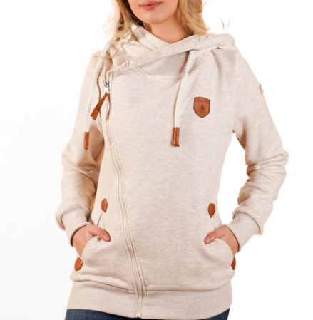 Asymmetrical zip hoodie on sale