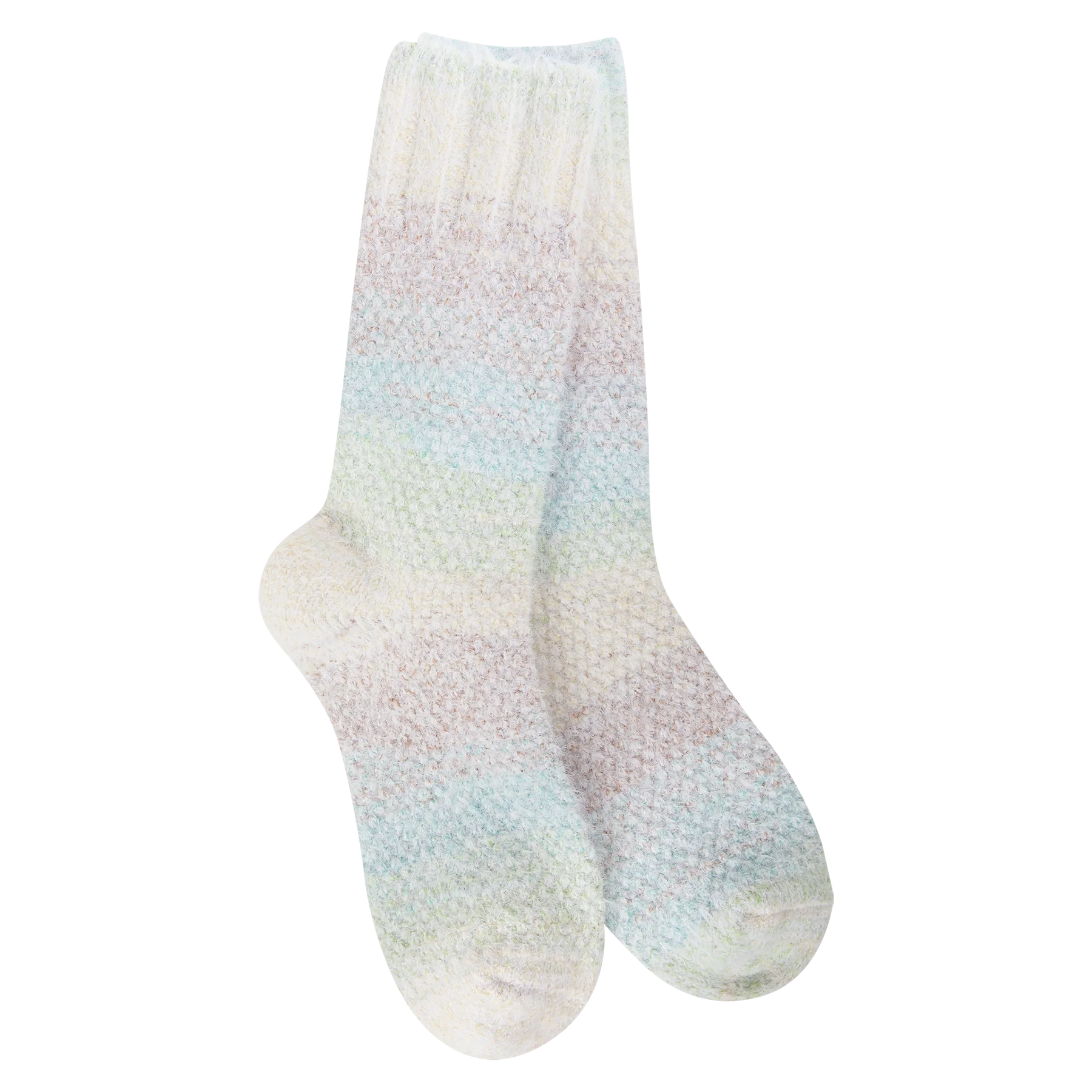 WORLD'S SOFTEST SOCKS OMBRE FEATHER CREW