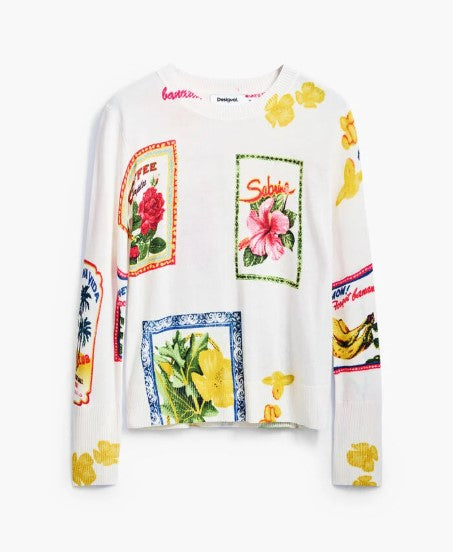 DESIGUAL PULLOVER SWEATER