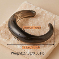 PP BANGLE CRESCENT MOON