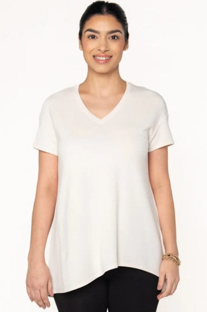 ASYMMETRIC BAMBOO TUNIC
