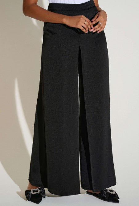 JOSEPH RIBKOFF WIDE LEG FRONT OVRLAY PANT