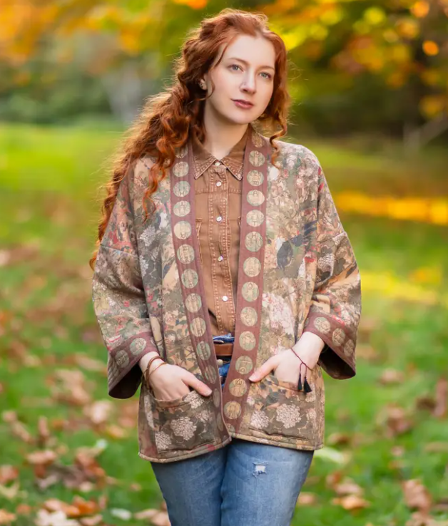 MARKET JACKET CARDIGAN FLEECE KIMONO