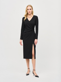 JOSEPH RIBKOFF  DRESS SCUBA CREPE SHEATH