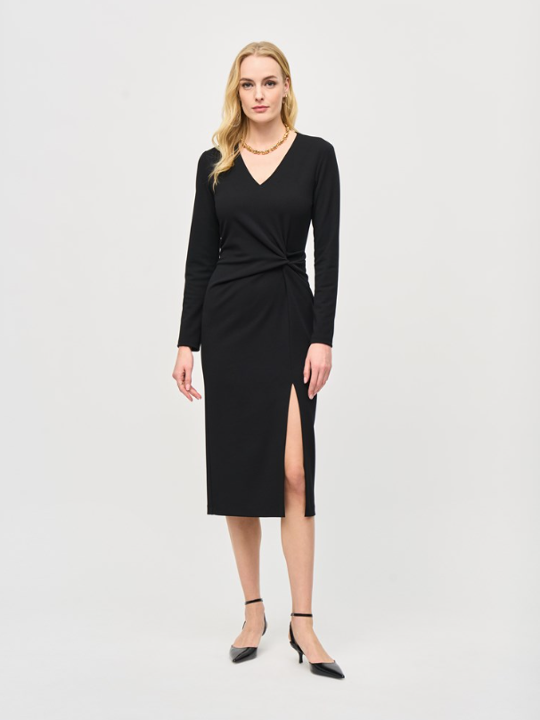 JOSEPH RIBKOFF  DRESS SCUBA CREPE SHEATH