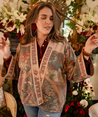 MARKET JACKET CARDIGAN FLEECE KIMONO