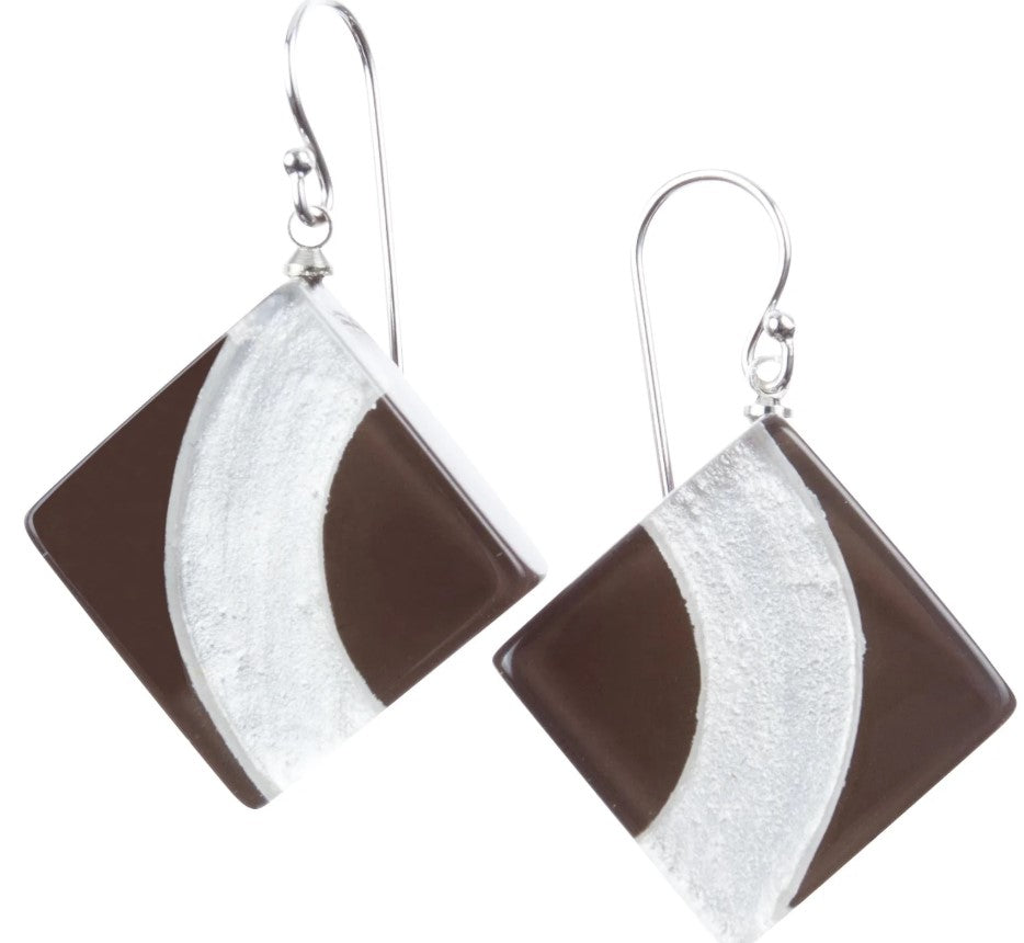 ZSISKA BLISS MUSEE SQUARE HOOK EARRING