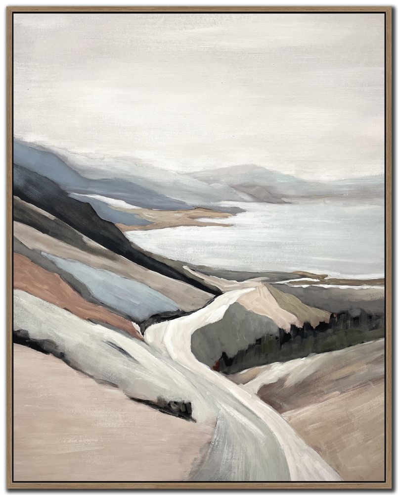 STREAM ART COASTAL ROAD 24X30