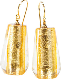 ZSISKA BLISS GLITZ  SHORT HOOK EARRINGS