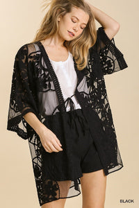LACE KIMONO OR COVER UP