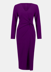 JOSEPH RIBKOFF  DRESS SCUBA CREPE SHEATH