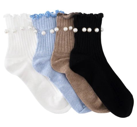 FRILL PEARL SOCKS