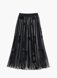 DESIGUAL PRINTED  PLEAT SKIRT