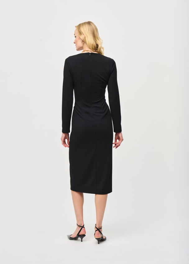 JOSEPH RIBKOFF  DRESS SCUBA CREPE SHEATH