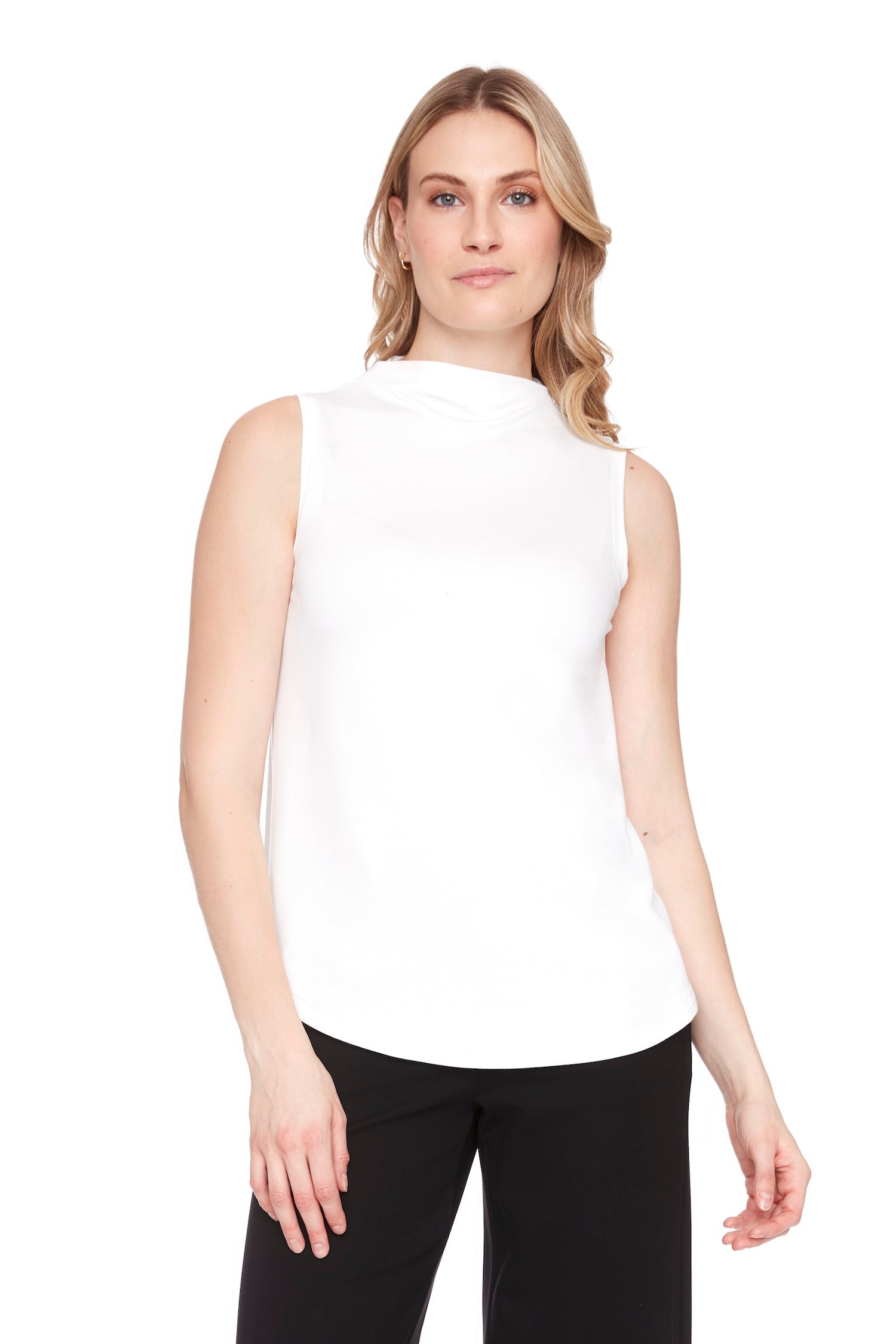 UP MOCK NECK TANK