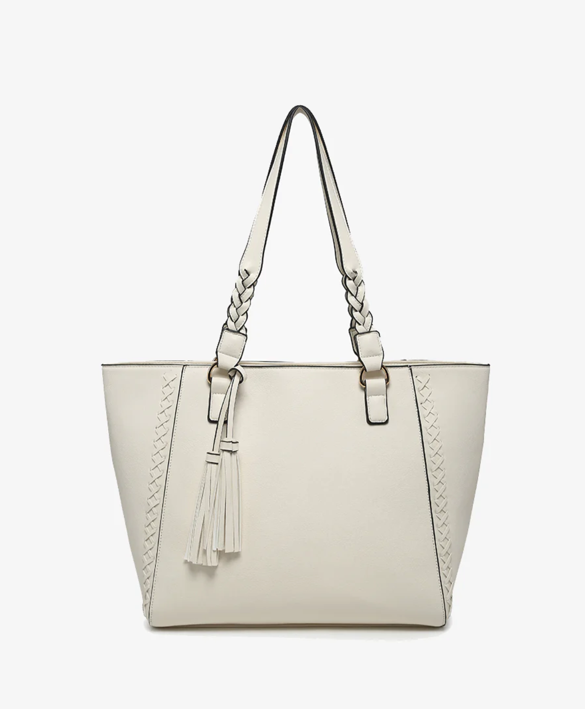 JEN BAG TOTE W/ BRAIDED ACCNTS