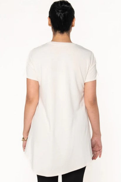 ASYMMETRIC BAMBOO TUNIC