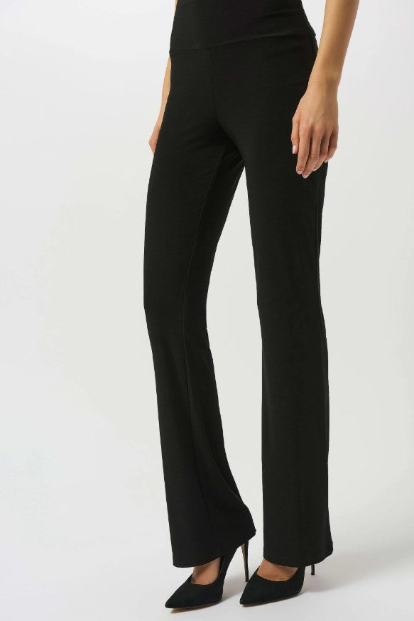 JOSEPH RIBKOFF KNIT FLARED PULL ON PANT