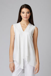 JOESEPH RIBKOFF V NECK SLEEVELESS TUNIC