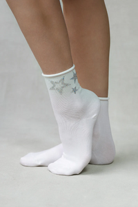 LIM LIM SOCKS RHINESTONE STAR