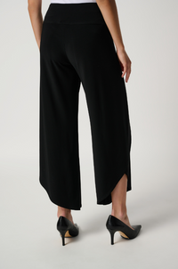 JOSEPH RIBKOFF WIDE LEG SLIT FRONT PANT