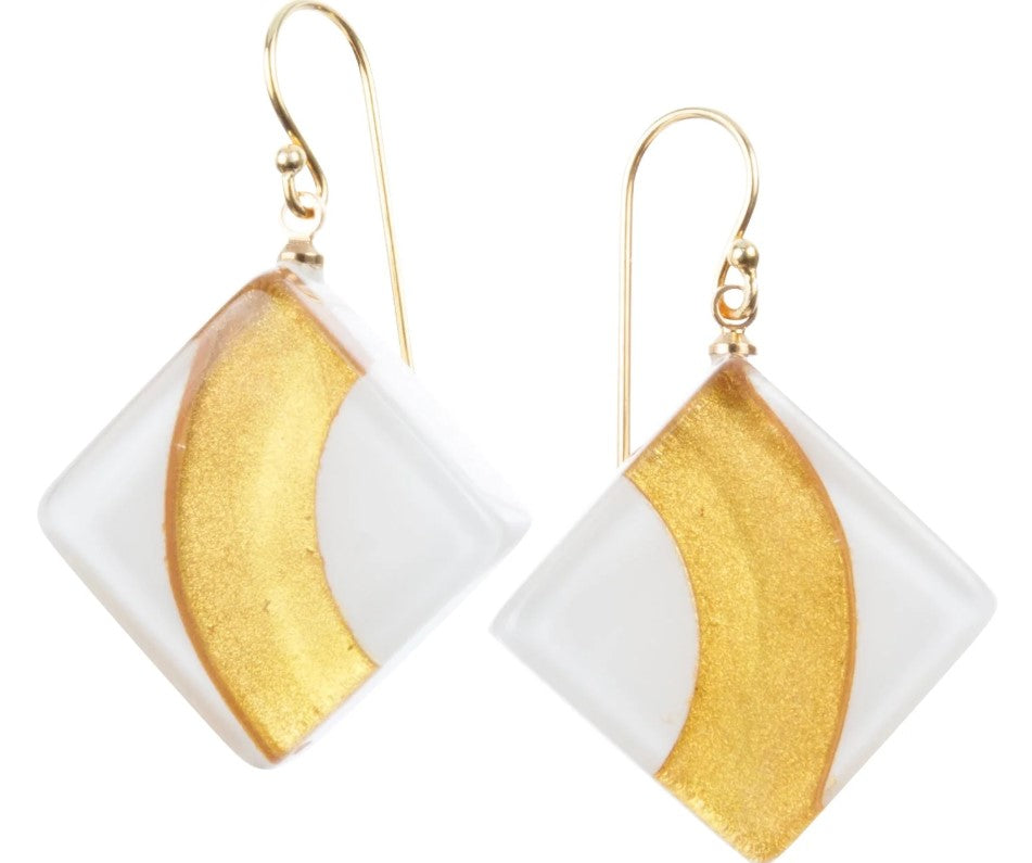 ZSISKA BLISS MUSEE SQUARE HOOK EARRING