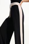 JOSEPH RIBKOFF COLOUR BLOCK WIDE LEG PANT