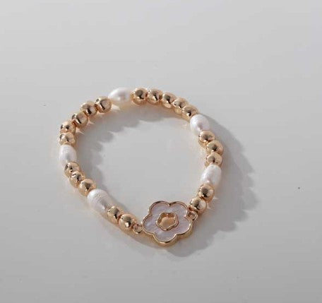 MERX BRACELET FLOWER MOTHER OF PEARL