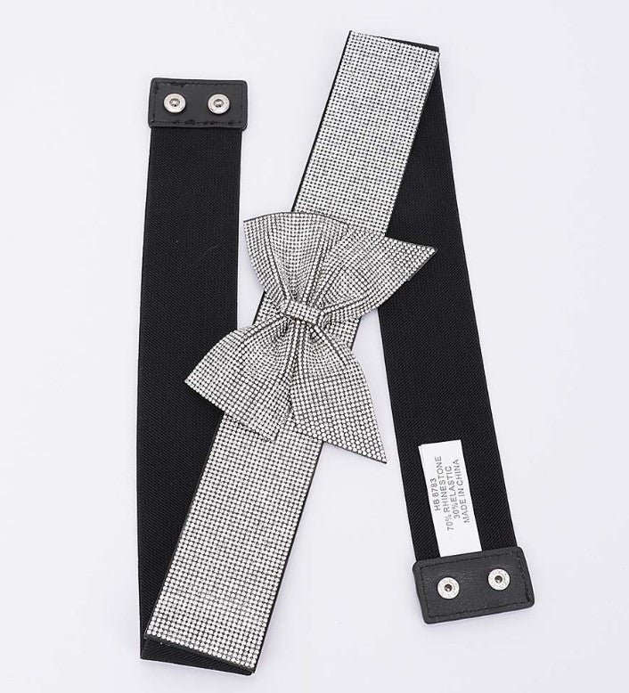 3AM BELT RHINESTONE RIBBON PLUS