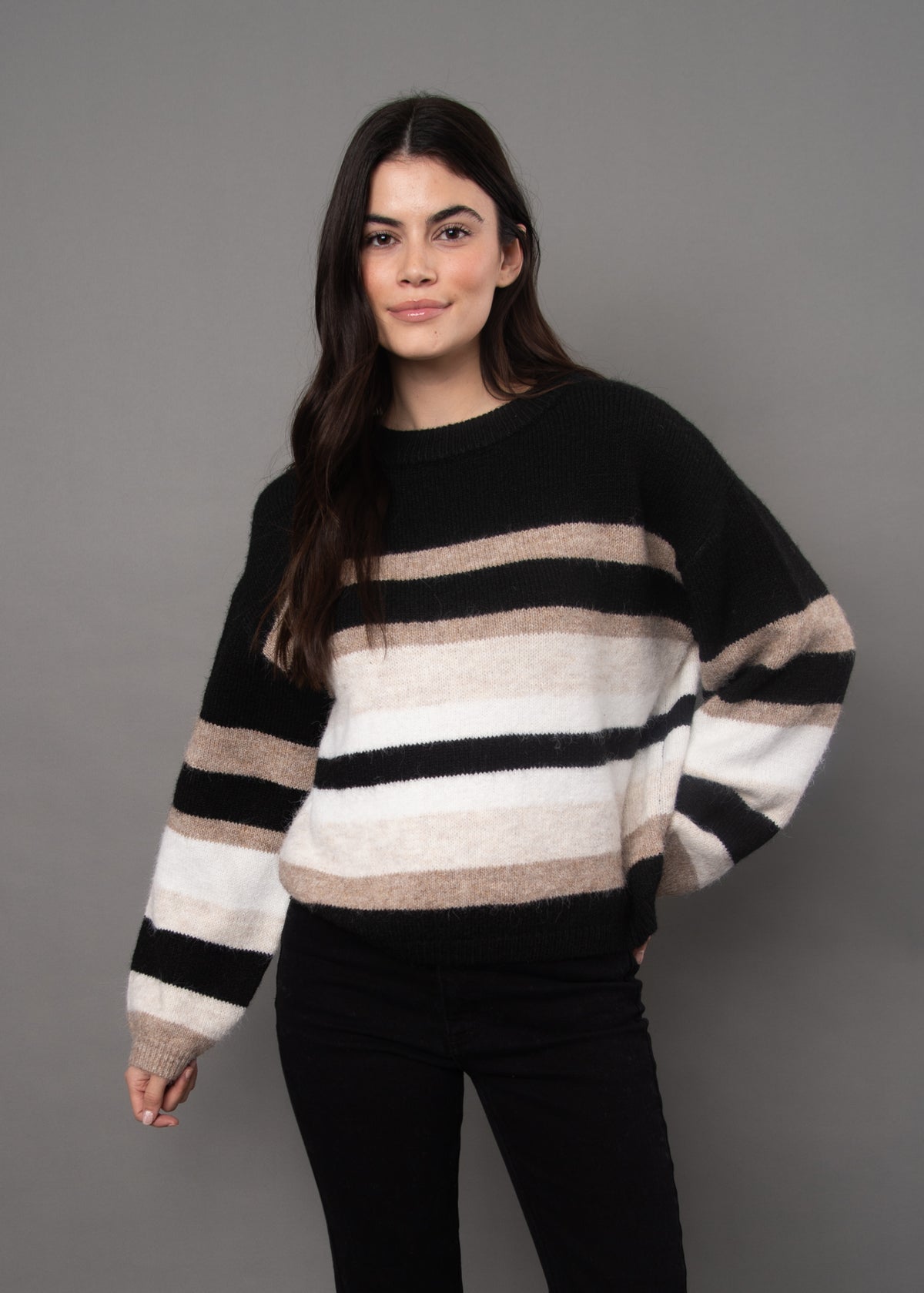 RD FAUSTINA STRIPE SWTR