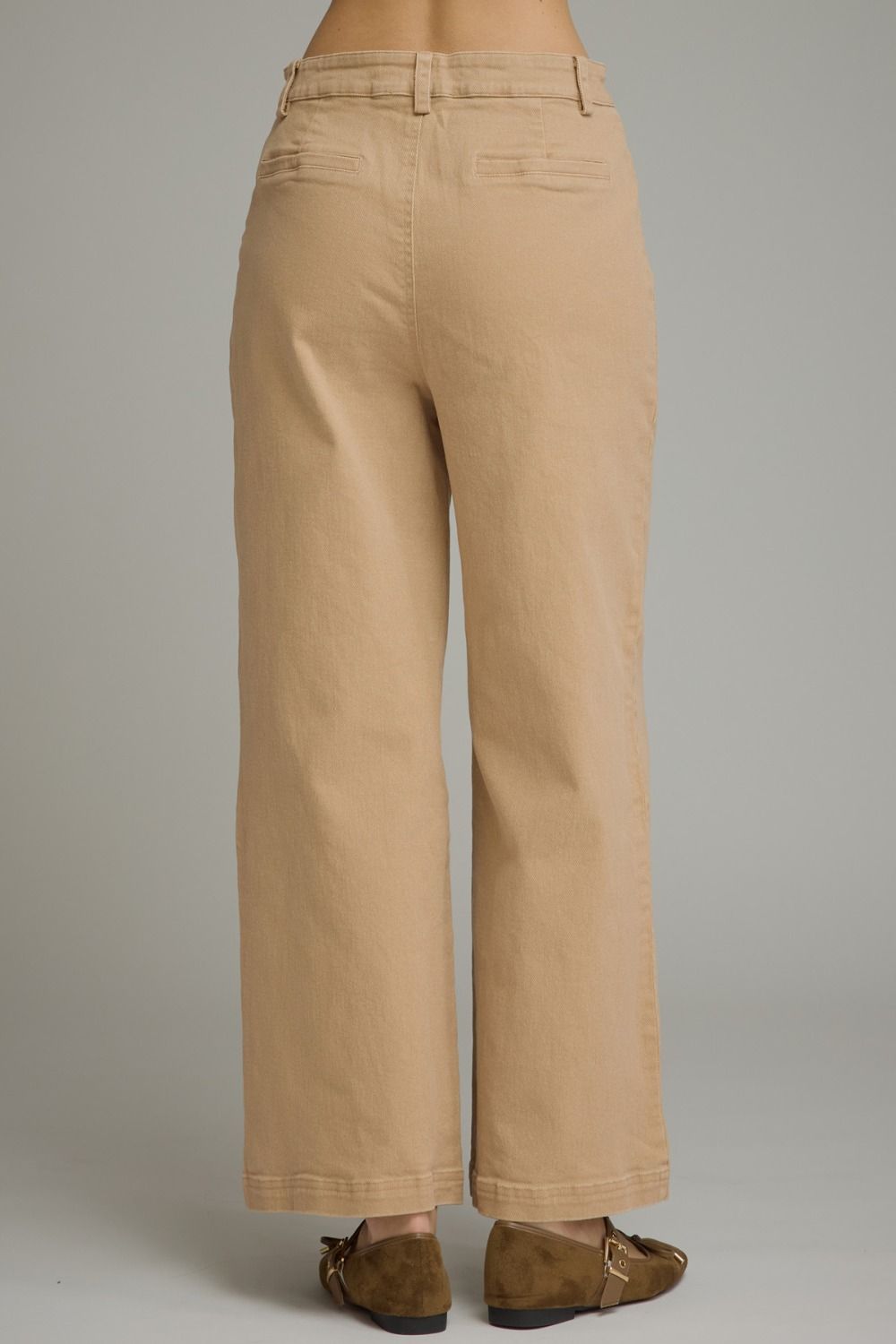 WIDE LEG WITH POCKET ACCENT PANTS