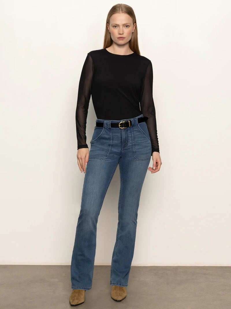 SANCTUARY L/S PERFECT MESH T