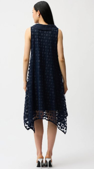 RIBKO MIDI DRESS DOT ALINE