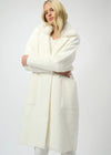 RIBKO SWEATER COAT PEARLS