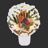 CARDINAL W SNOW NIGHT LIGHT
