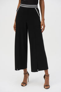 RIBKO PANT SILKY KNIT CULOTTE