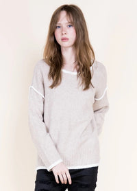 ORIGINAL SWEATER CONTRAST HEM
