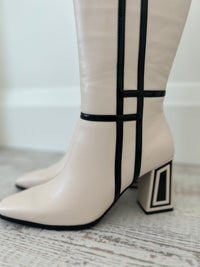 AQUA FLEX BOOT HIGH 2TONE LINE SQR
