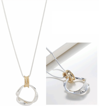 MERX NECKL FASHION SHINY TWO TONE
