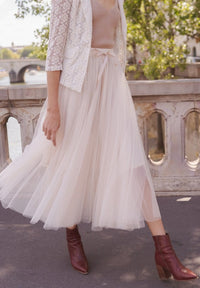LONG TULLE SKIRT