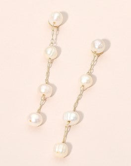 WONA EARR 18K GOLD DIPPED FWP LINK