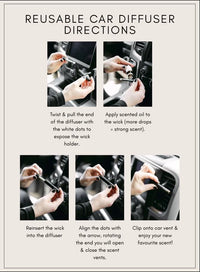 WILF FLICKER CAR DIFFUSER STARTER KIT
