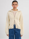 MOLLY ZIPPER RIB SWEATER