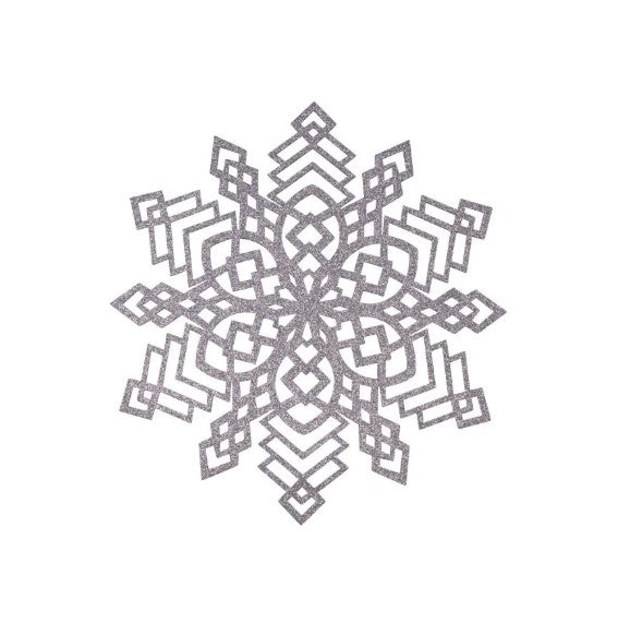 HARMAN PLACEMAT SHIMMER SNOWFLAKE