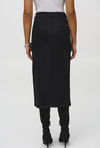 JOSEPH RIBKOFF DENIM RHINSTONE SKIRT